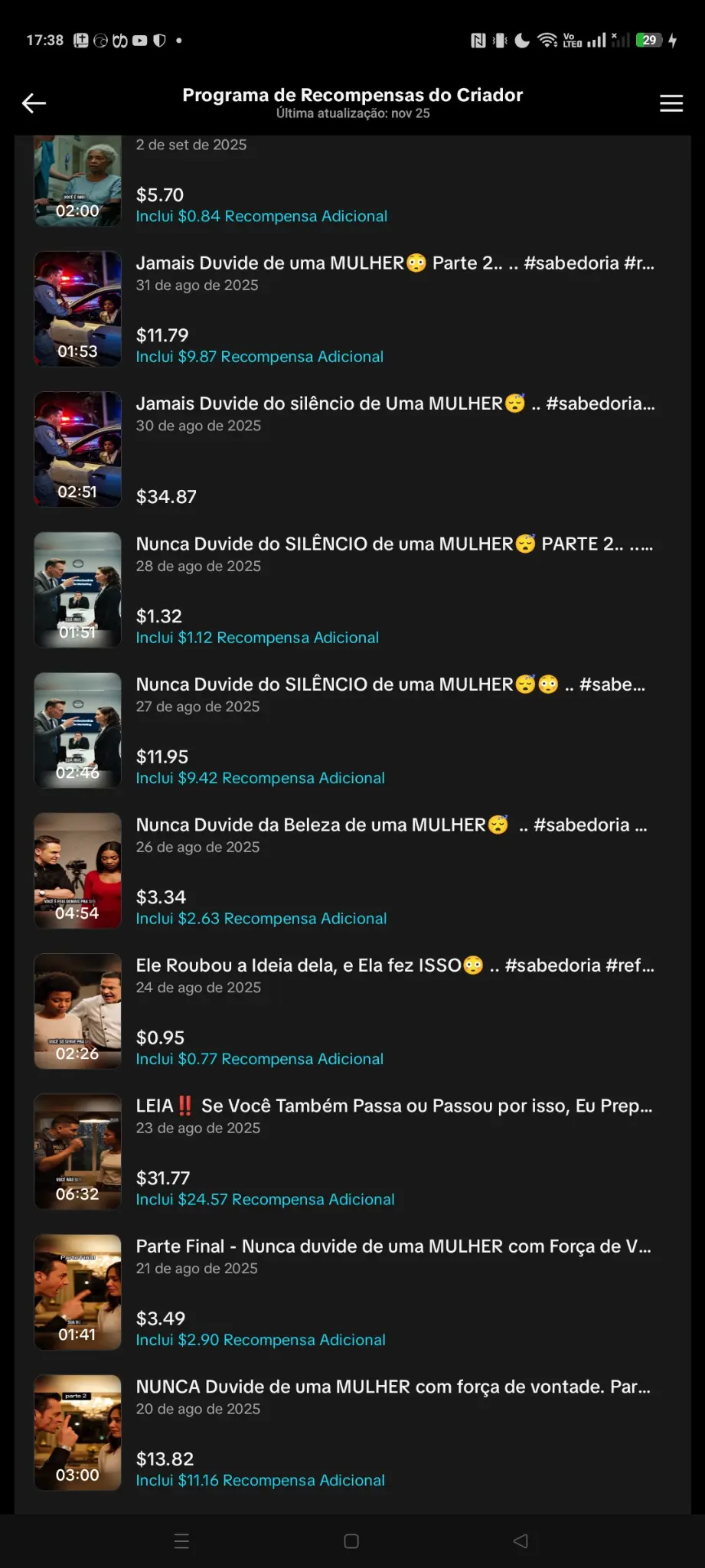 Prova Social - Ganhos Reais
